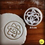 FULL SET of 4 Science Symbols Cookie Cutters N2