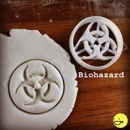 FULL SET of 4 Science Symbols Cookie Cutters N3