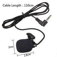 BephaMart 1.1m Mini 3.5mm External Tie Lapel Lavalier Clip Microphone Recording Lectures For PC Laptop N2