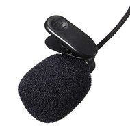 BephaMart 1.1m Mini 3.5mm External Tie Lapel Lavalier Clip Microphone Recording Lectures For PC Laptop N5