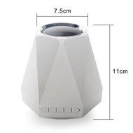 NOPNOG Portable Wireless Bluetooth Speaker with Colorful Night Lights TF Card AUX and FM Supported N2