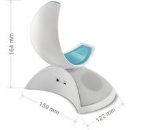Bluetooth Speaker with Unique Phone Holder and Storage Unit by AcTek, 10W Output Power, 360&deg; Surround Sound, 10... N16