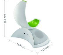 Bluetooth Speaker with Unique Phone Holder and Storage Unit by AcTek, 10W Output Power, 360&deg; Surround Sound, 10... N27