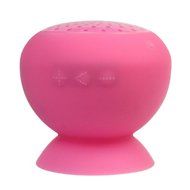 ZPS Hot Salemini Mushroom Bluetooth Speaker Wireless Hands Free Waterproof Silicone Suction (pink) by Generic