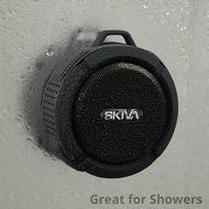 Portable Outdoor and Shower Speaker - Skiva AudioFlow Splashproof Water-resistant Loud (5W) Bluetooth Wireless... N5