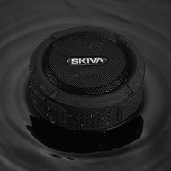Portable Outdoor and Shower Speaker - Skiva AudioFlow Splashproof Water-resistant Loud (5W) Bluetooth Wireless... N6