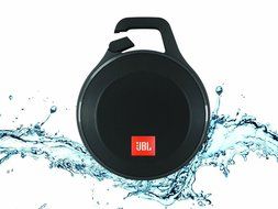 JBL Clip+ Splashproof Portable Bluetooth Speaker (Black)