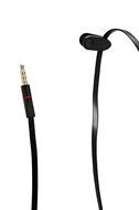 2BOOM Noise Isolating Wired Earbuds Headphones with Microphone and Volume Control Black N2