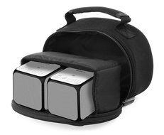 DURAGADGET High Quality Shock-Absorbing &amp; Ultra-Portable Neoprene Portable Speaker Case in Black for Sony SRS-X11...