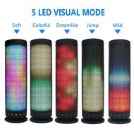 Ultra Portable 10W Wireless Pulse Wirless Bluetooth Portable 4.0 Speaker Dazzle LED Light Powerful Sound Dream... N7
