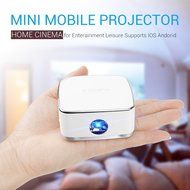Lightwish Mini Portable Wireless DLP Projector with Mini Tripod+Remote+Night Light Bluetooth Speaker for Apple... N4