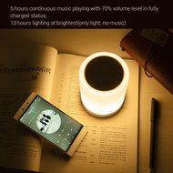 Lightwish Mini Portable Wireless DLP Projector with Mini Tripod+Remote+Night Light Bluetooth Speaker for Apple... N7