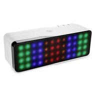 Bluetooth Speaker,Findyouled Portable Wireless Stereo Speaker with Color LED Mode,Hi-Fi Superior Sound(Silver)