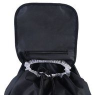 Gracelove Black Large Capacity Light Weight Wheeled Shopping Trolley Push Cart Bag N5