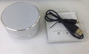 niceEshop(TM) Mini Portable Bluetooth Wireless Speaker Super Bass for Tablet PC MP3 Smartphone, Rose Gold N17
