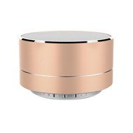 niceEshop(TM) Mini Portable Bluetooth Wireless Speaker Super Bass for Tablet PC MP3 Smartphone, Rose Gold N18