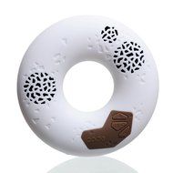 CODE Donut Premium Portable Wireless Bluetooth Speaker with NFC Tag (White, Dual Drivers, Built-in Speakerphone...