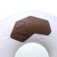 CODE Donut Premium Portable Wireless Bluetooth Speaker with NFC Tag (White, Dual Drivers, Built-in Speakerphone... N7