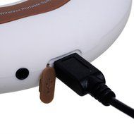 CODE Donut Premium Portable Wireless Bluetooth Speaker with NFC Tag (White, Dual Drivers, Built-in Speakerphone... N8