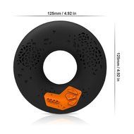 CODE Donut Premium Portable Wireless Bluetooth Speaker with NFC Tag (White, Dual Drivers, Built-in Speakerphone... N12