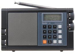 Tesslor M8 Rechargeable AM/FM DSP (Digital Signal Processing) Radio, MP3 Player &amp; Portable Speaker with Built-in...