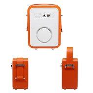 JS-BASE Ultra Portable Adjustable Handle Speaker ,Wooden+Leather Retro Style Bluetooth Speakers Support Songs... N2