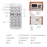 JS-BASE Ultra Portable Adjustable Handle Speaker ,Wooden+Leather Retro Style Bluetooth Speakers Support Songs... N3