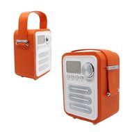 JS-BASE Ultra Portable Adjustable Handle Speaker ,Wooden+Leather Retro Style Bluetooth Speakers Support Songs... N9