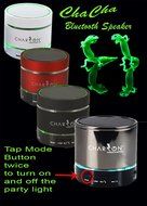 CHACHA Portable Wireless Resonance Vibration Bluetooth Speaker System speakerphone + SD card/ Party lights for... N3