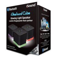 iSound iGlowSound Cube Bluetooth Speaker (black) N2