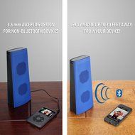 GOgroove BlueSYNC TWR Portable Wireless Bluetooth Tower Speaker &ndash; Works With Phones, Tablets, MP3 Players, &amp; More! N4
