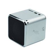 Music Angel Mini Multimedia Speaker Support for Tf Card U-disk Fm Radio Md07u Silver N6