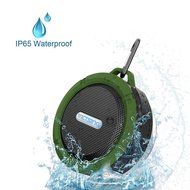 OnlinDo, Mini 5W Power (IPX5 Water Resistant) Waterproof Bluetooth Wireless Speaker w/ Suction Cup &amp; Mic for IOS... N16