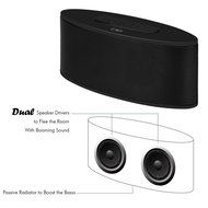 Bluetooth Stereo Speaker(5W),Dual Speakers,3D HIFI Sound by DBPOWER, Advanced Echo Processing Tech with Hands-Free...