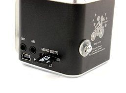 Doinshop Fashion New Portable Micro SD TF USB Mini Stereo Speaker Music Player FM Radio PC Mp3 (Black) N3