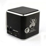 Doinshop Fashion New Portable Micro SD TF USB Mini Stereo Speaker Music Player FM Radio PC Mp3 (Black) N5