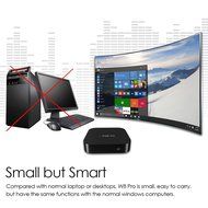 Docooler CX-W8 Pro Smart TV Box Windows 10 Intel Z8300 64 Bit 2GB / 32GB Mini PC 2.4G WiFi &amp; LAN Bluetooth 4.0... N7