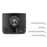 HyperGear Bluetooth/Wireless Speaker for All Smartphones - Retail Packaging - Black N3