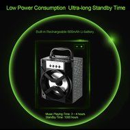 Docooler&reg; Portable Wireless Bluetooth Speaker ultra-long standby time USB &amp;3.5mm FM Radio Subwoofer with TF Card... N7