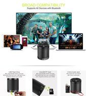 Portable Wireless Bluetooth Speaker, Infinilla 4.0 Enhanced Bass Stereo Speakers for Home and Outdoor, Built-in... N3