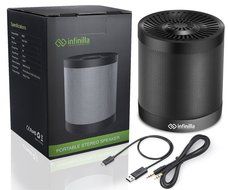 Portable Wireless Bluetooth Speaker, Infinilla 4.0 Enhanced Bass Stereo Speakers for Home and Outdoor, Built-in... N4