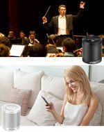Portable Wireless Bluetooth Speaker, Infinilla 4.0 Enhanced Bass Stereo Speakers for Home and Outdoor, Built-in... N5