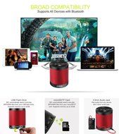 Portable Wireless Bluetooth Speaker, Infinilla 4.0 Enhanced Bass Stereo Speakers for Home and Outdoor, Built-in... N9