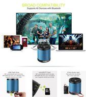 Portable Wireless Bluetooth Speaker, Infinilla 4.0 Enhanced Bass Stereo Speakers for Home and Outdoor, Built-in... N13