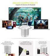 Portable Wireless Bluetooth Speaker, Infinilla 4.0 Enhanced Bass Stereo Speakers for Home and Outdoor, Built-in... N17