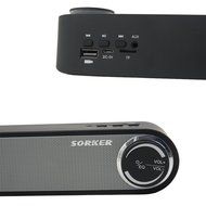 Portable Bluetooth Speaker ,Sorker Slim 4 in 1 wireless speaker with adjustable EQ - Black N5