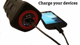 Bluetooth Speakers with Power Bank it&#039;s Wireless, Waterproof, and Rugged. PHI Sports and Outdoors Offers the Best... N3