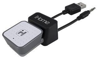 iHome Portable Rechargeable Bluetooth Music Receiver with Speakerphone and Home Docking Station N2