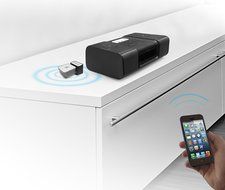 iHome Portable Rechargeable Bluetooth Music Receiver with Speakerphone and Home Docking Station N5