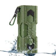 GBB Wireless Bluetooth 4.0 Silicone NFC Stereo Speaker with Built-in Battery and Microphone - Rubber Black N9